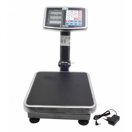 Сгъваем платформен дигитален кантар Satra S-90125,60 кг / 50 гр, акумулаторен, 34x30 см