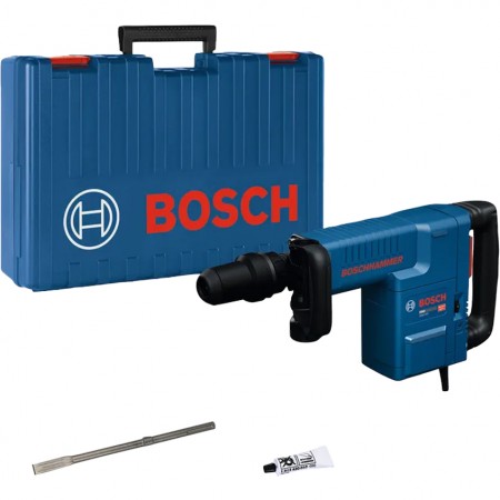 Електрически къртач Bosch PRO GSH11EV, 230 V, 1500 W, 16.8 J, SDS max, с куфар и аксесоари