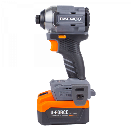 Акумулаторен ударен безчетков винтоверт DAEWOO U-FORCE DALIDBL230-1, 20 V, 230 Nm, без батерия и зарядно