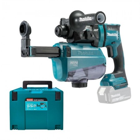 Акумулаторен перфоратор Makita DHR182ZWJ, 18V, 1.7J