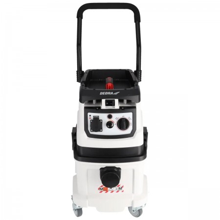 Индустриална прахосмукачка за сухо и мокро почистване DEDRA DED6609, 1600 W, 40 Л, с автоматично изтупване на филтъра