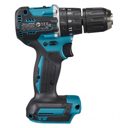 Акумулаторен ударен винтоверт Makita DHP487Z, 18 V, 40 Nm, без батерия и зарядно