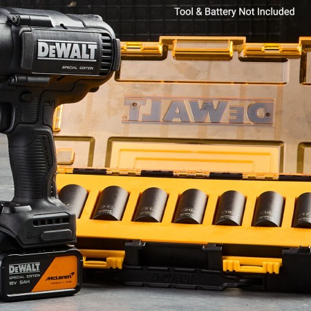 Комплект ударни удължени вложки DT70905-QZ DeWALT McLaren F1 Team – 7 части, 1/2"
