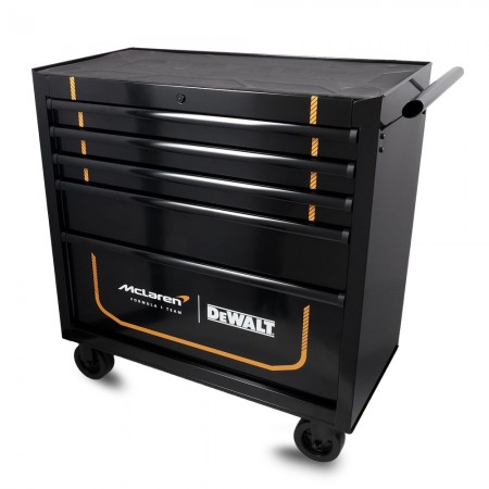 Метална количка за инструменти DeWALT DWST98236-1 McLaren F1 Team – 900 мм, 5 чекмеджета