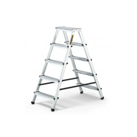 Алуминиева двураменна стълба DRABEST 03082500, 2x5, 1.0 м, 125 кг