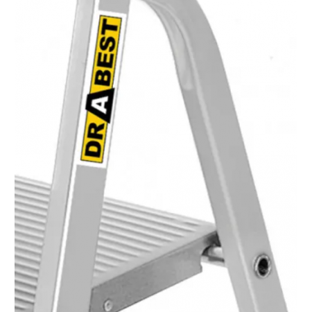 Алуминиева двураменна стълба DRABEST 03082600, 2x6, 1.20 м, 125 кг