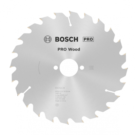 Циркулярен диск за дърво BOSCH Optiline Wood 2608641185,  Ø 190x30 мм, 24 зъба