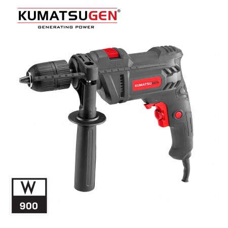 Електрическа ударна бормашина KUMATSUGEN KID290, 900 W, 0-3000 об./мин., 0-4500 удара/мин, с дълбочинен ограничител