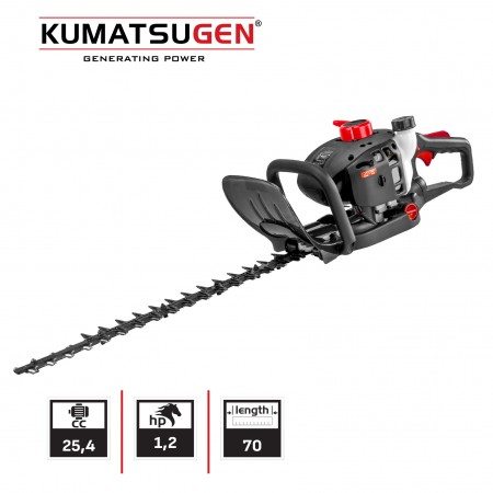 Бензинов храсторез KUMATSUGEN KGT270, 25.4 см3, 1.2 к.с, 900 W, 70 см острие