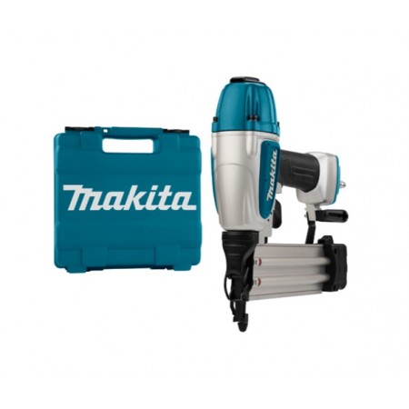 Пневматичен такер Makita AF506, 15-50 мм, 4.9-8.3 бара, с куфар
