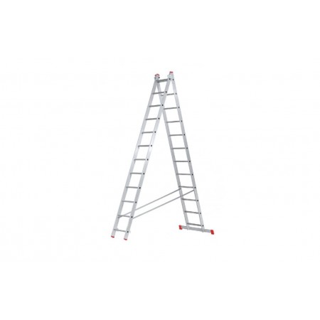 Двураменна алуминиева стълба STS PROFI B10B2/330, 2 x 12,  3.10 м, 150 кг