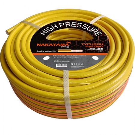 Петслоен маркуч за мобилна бензинова пръскачка NAKAYAMA NS1100, 100 м, 120 bar, 8.5 мм