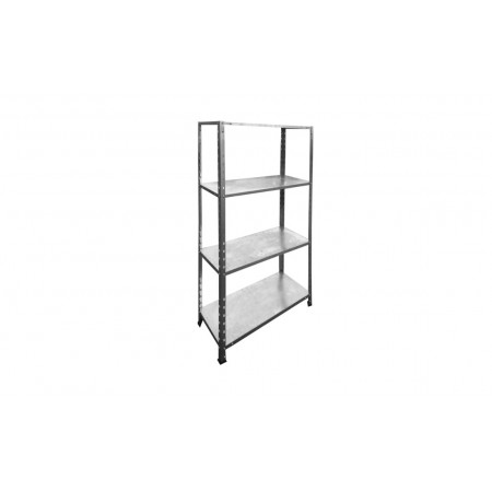 Метален стелаж SMART STORAGE, 150x75x30 см, 4x50 кг, поцинкован