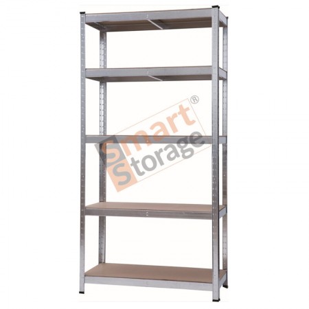 Метален стелаж Smart Storage, 180x120x40 см, 5х250 кг, МДФ рафтов, поцинкован